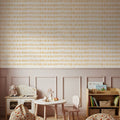 Coastal Leaning Yellow Mural Wallpaper - room preview 05