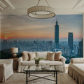 Taipei Sunset II Mural Wallpaper - room preview 05
