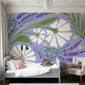 Lavender Garden II Purple Mural Wallpaper - room preview 05