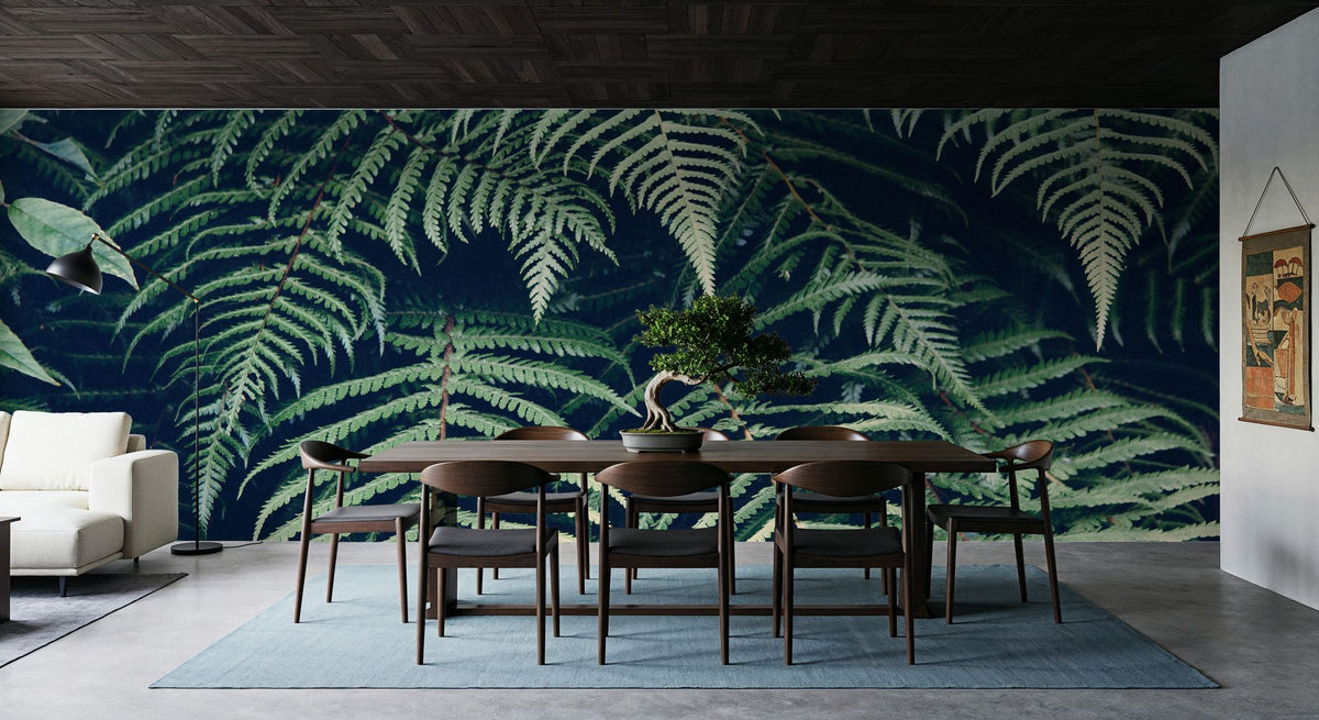Fern Leaves Mural Wallpaper - room preview 05