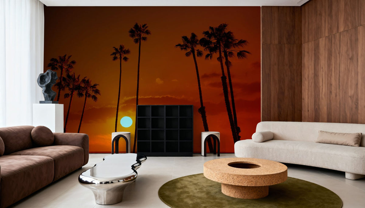 Redondo Beach Sunset Mural Wallpaper - room preview 05