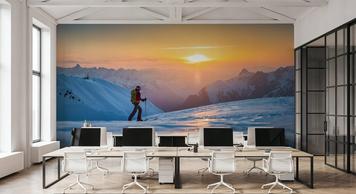 Randonee Sunset Mural Wallpaper - room preview 05