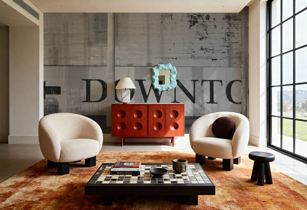 Downtown Arrow Mural Wallpaper - room preview 05
