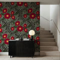 Yuletide Camelia, Coffee Mural Wallpaper - room preview 05