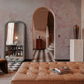 Transcendent Peony, Dusty Pink Mural Wallpaper - room preview 05