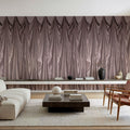 Medici Drapes, Dusty Rose Mural Wallpaper - room preview 05