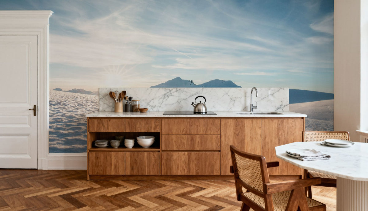 Arlberg Winter Mural Wallpaper - room preview 05