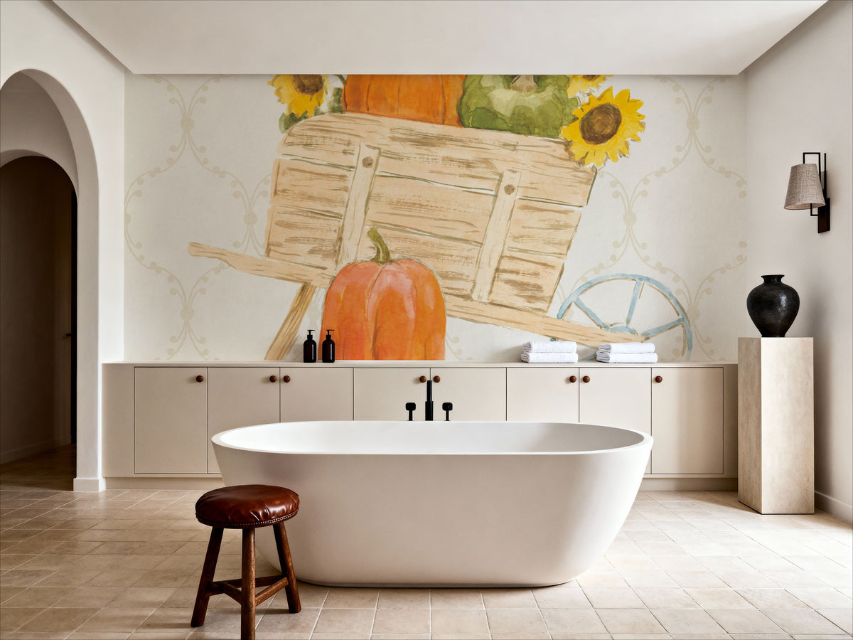 Harvest Wishes I Mural Wallpaper - room preview 05