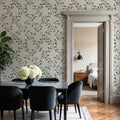 Emerald Trellis, Cloud Mural Wallpaper - room preview 05