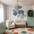 Winter Spirit Hellebore Mural Wallpaper - room preview 05