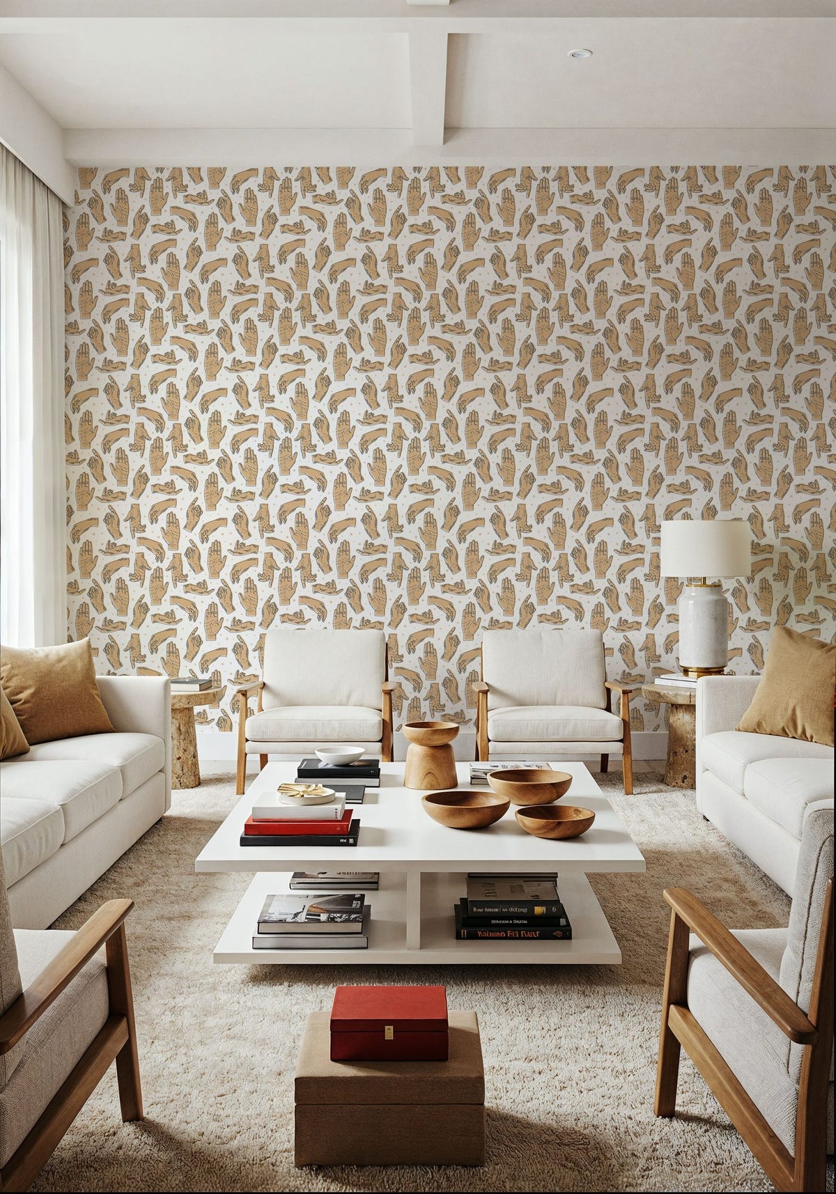 The Palm Reader Mural Wallpaper - room preview 05