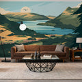 Travel Lake Windermere Mural Wallpaper - room preview 05