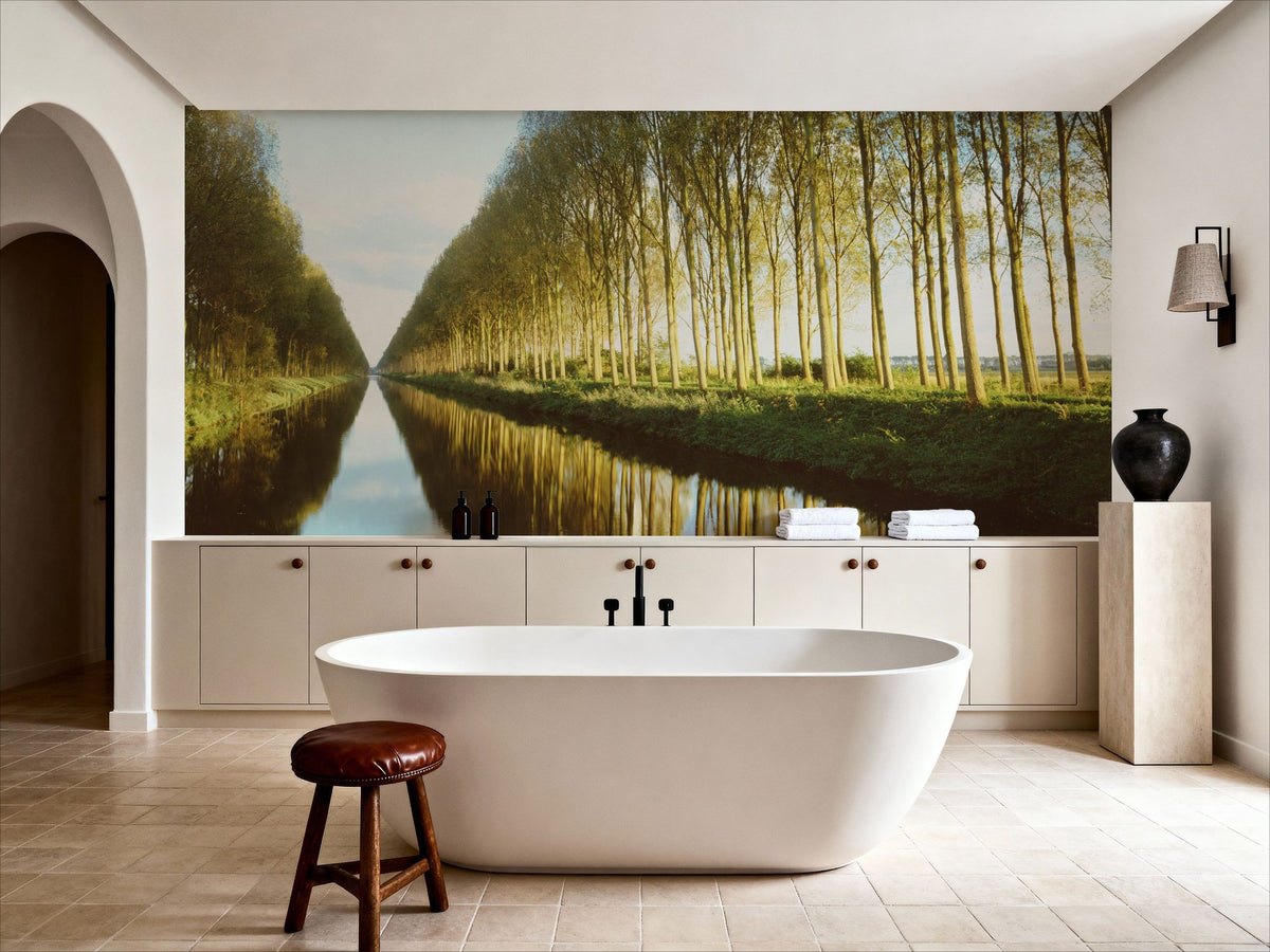 Riverside Mirror Mural Wallpaper - room preview 05