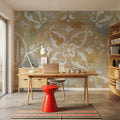 Gold Tapestry Mural Wallpaper - room preview 05