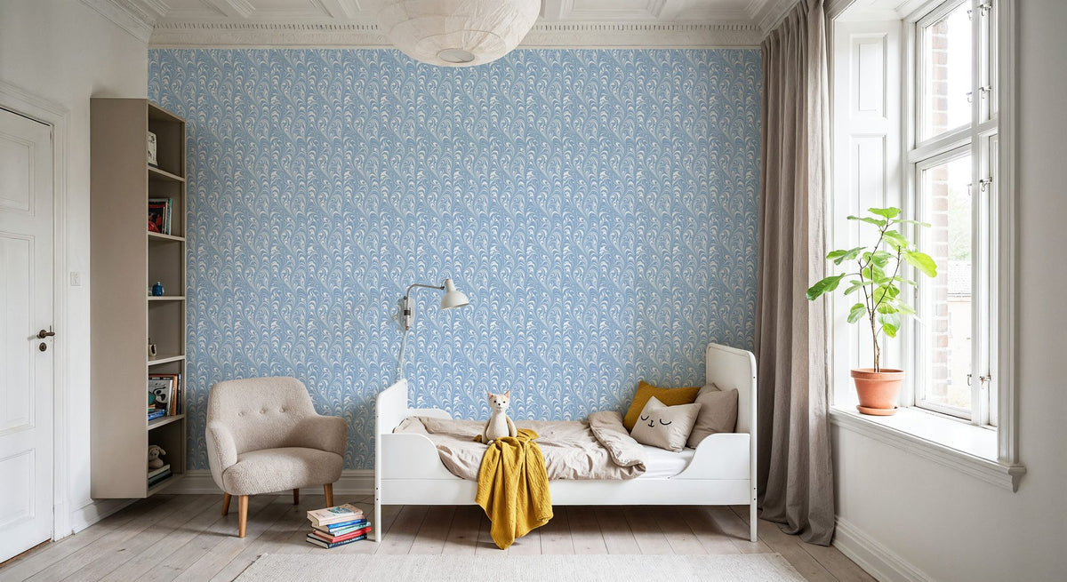 Marbelized Flow, Sky Mural Wallpaper - room preview 05