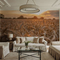Harvest Sunset Mural Wallpaper - room preview 05
