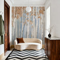 Fall Birch Mural Wallpaper - room preview 05