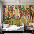 Giraffe in Nature Mural Wallpaper - room preview 05