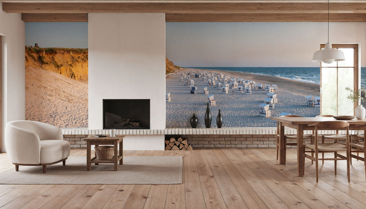 Red Cliff Mural Wallpaper - room preview 05