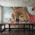Winter Donkey Mural Wallpaper - room preview 05