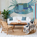 Blue Oceans Mural Wallpaper - room preview 05