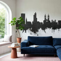 Wintherthur Switzerland Skyline Black & White Mural Wallpaper - room preview 05