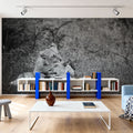 Playful Lions BW Mural Wallpaper - room preview 05