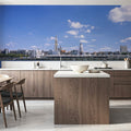 London Riverside Panorama Mural Wallpaper - room preview 05