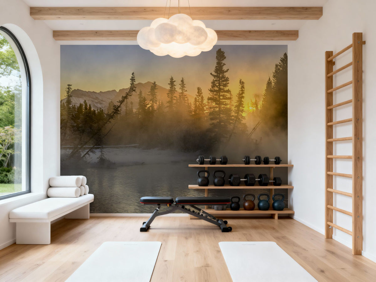 Policemans Creek and Pigeon Mountain Mural Wallpaper - room preview 05