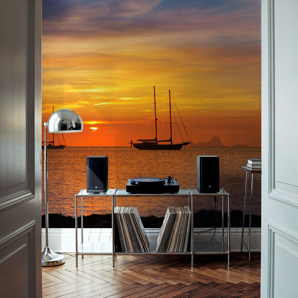 Ibiza Sunset Mural Wallpaper - room preview 05