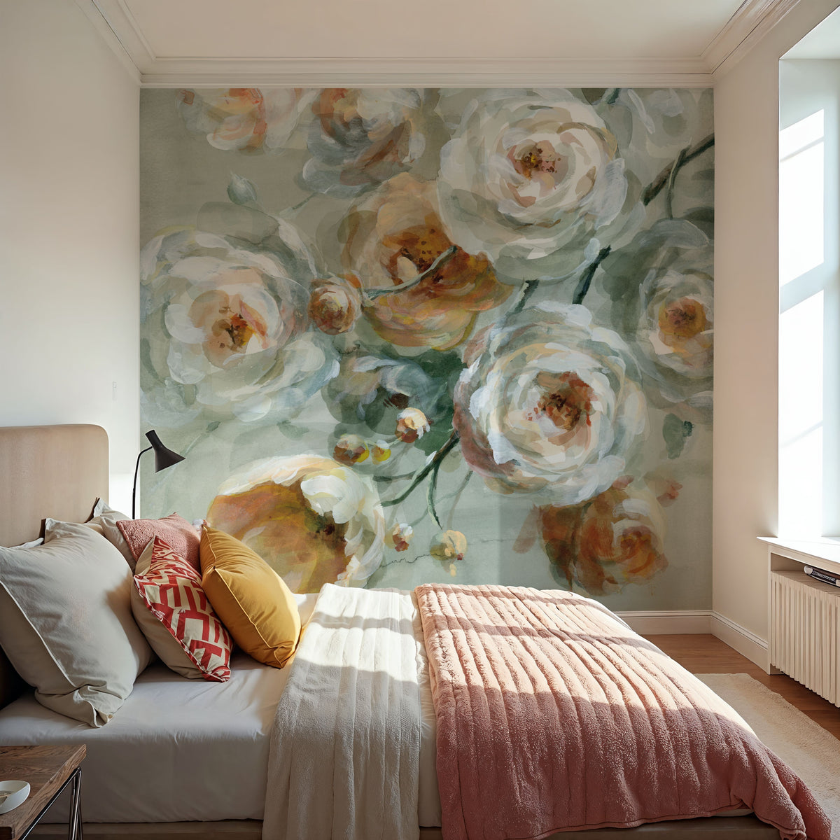 Peach Blossoms Mural Wallpaper - room preview 05