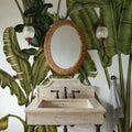 Banana Grove, White Mural Wallpaper - room preview 05