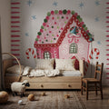 Pink Gingerbread II Mural Wallpaper - room preview 05