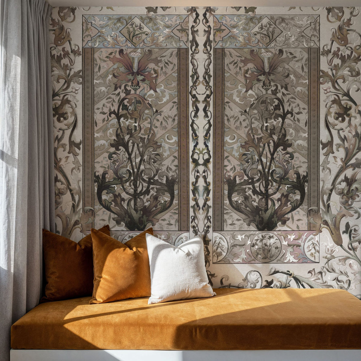 Plant Fantasy Ornament, Earth Mural Wallpaper - room preview 05