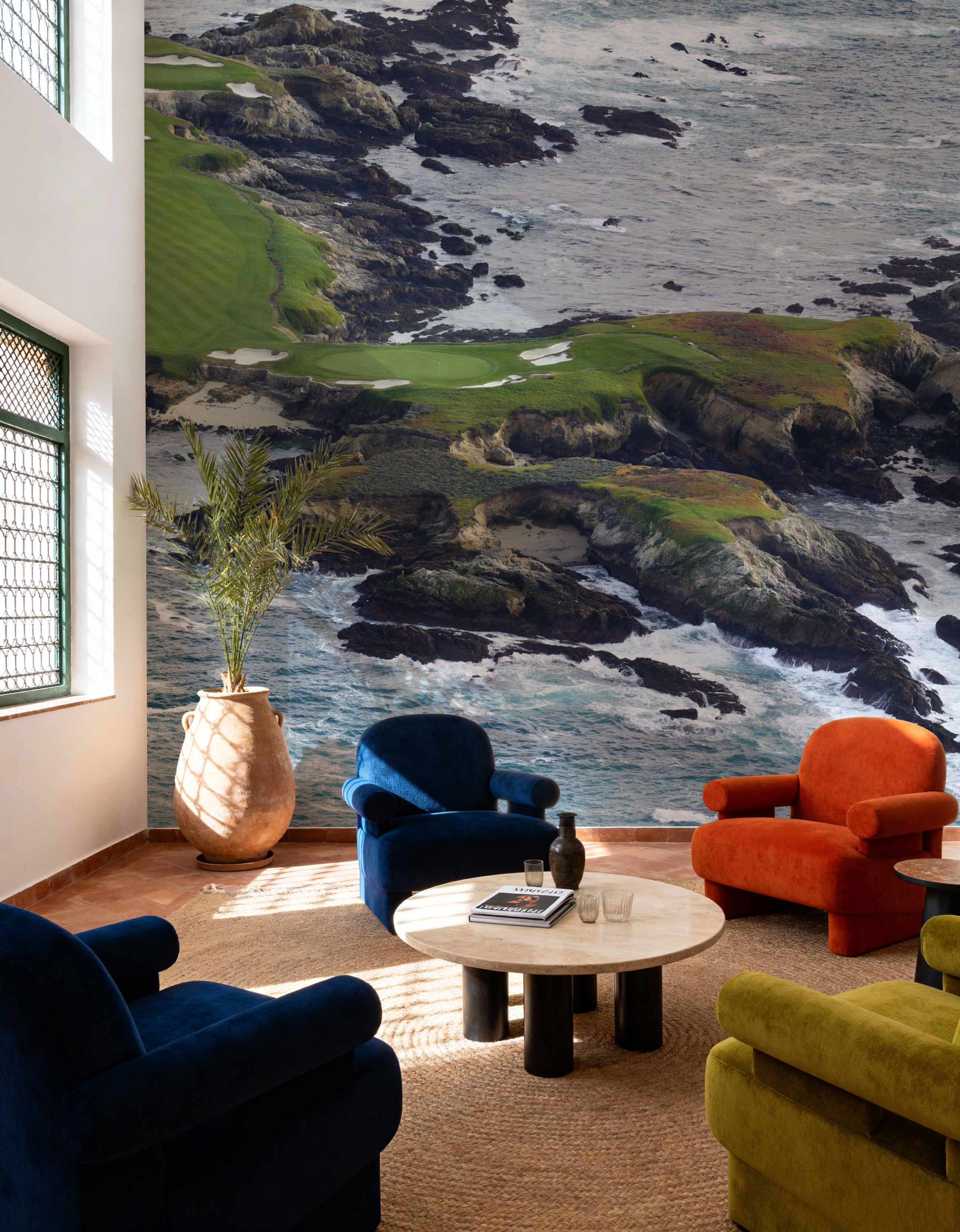 Coastal Fairways Mural Wallpaper