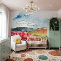 Wind Across the Meadow Mural Wallpaper - room preview 05