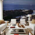 Sailing the Rugged Coast Mural Wallpaper - room preview 05