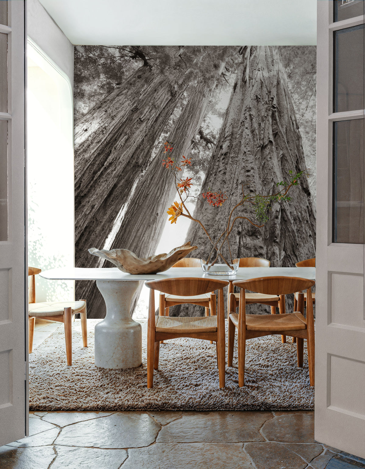Ancient Redwood Forest Mural Wallpaper - room preview 05