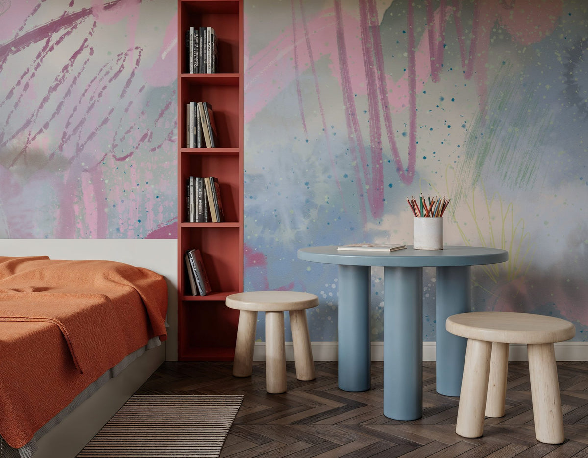 Set It Free, Sky Mural Wallpaper - Neutral Tone - room preview 05