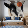 Pippa the Goat I Mural Wallpaper - room preview 05