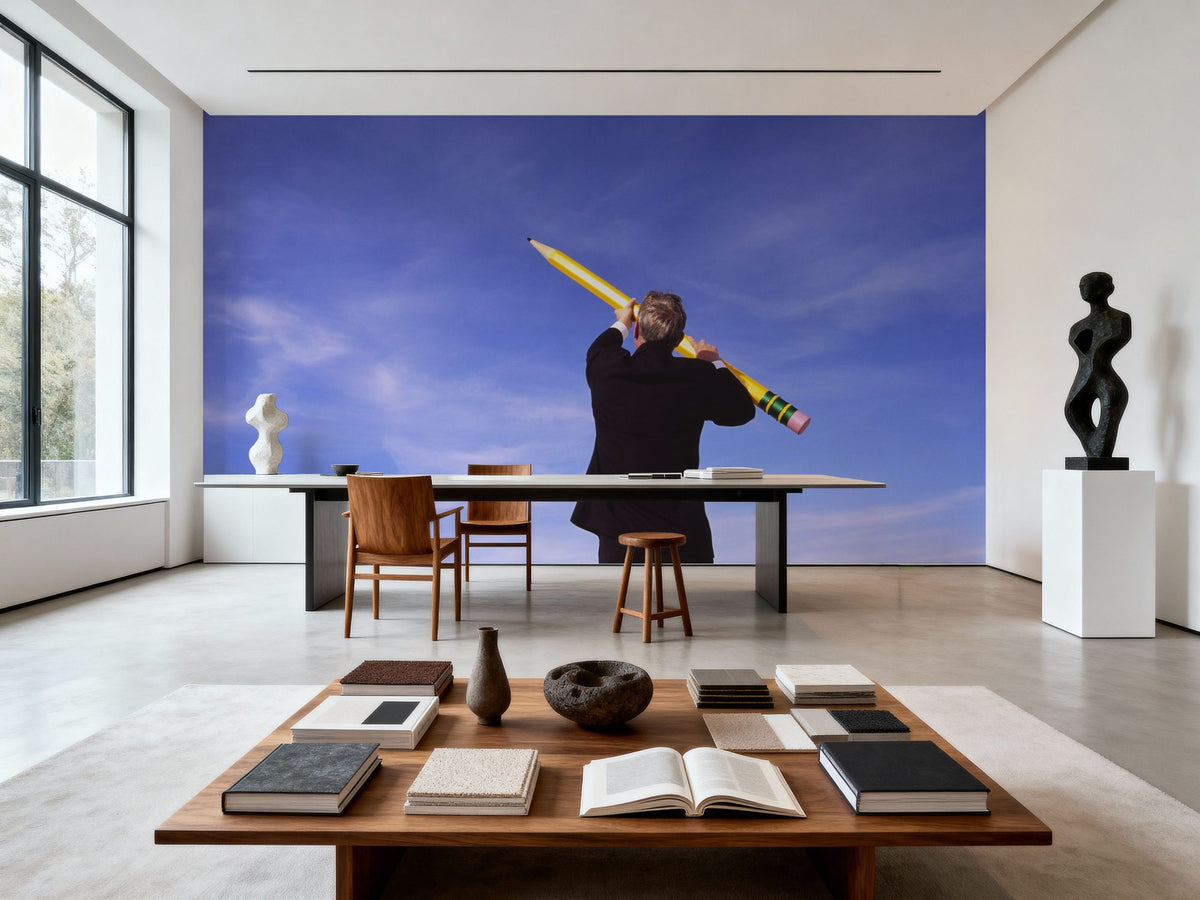 Sky's the Limit Mural Wallpaper - room preview 05