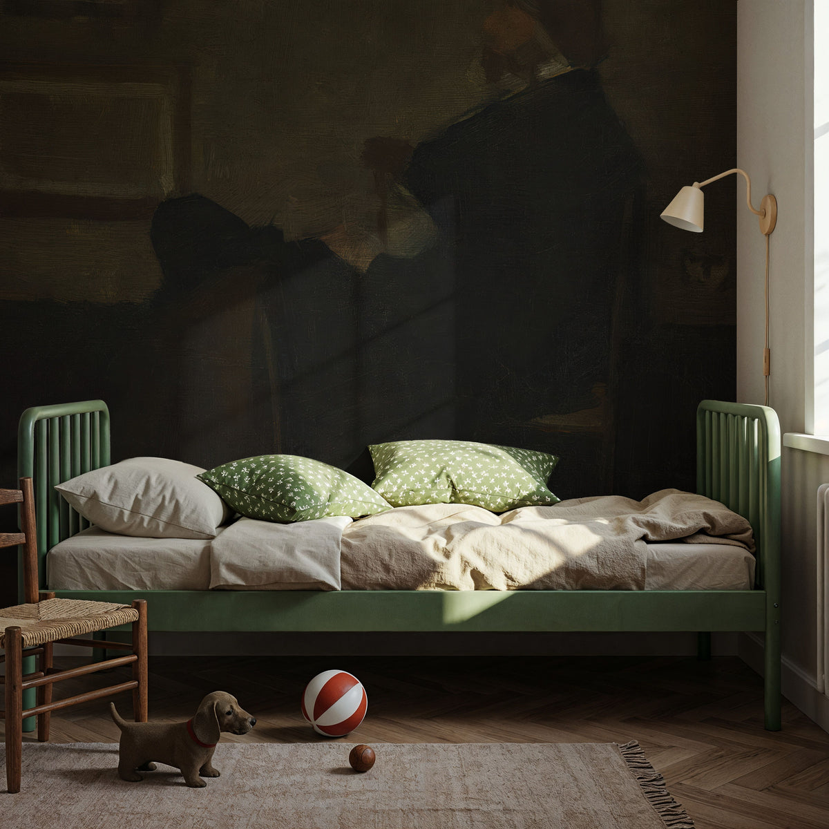 Portrait of Thomas Carlyle Mural Wallpaper - room preview 05