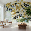 Sunflowers Detail Mural Wallpaper - room preview 05