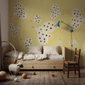 Birds Flying High, Sunshine Mural Wallpaper - room preview 05