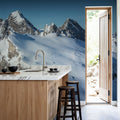 Skiing Hasenfluh Mural Wallpaper - room preview 05