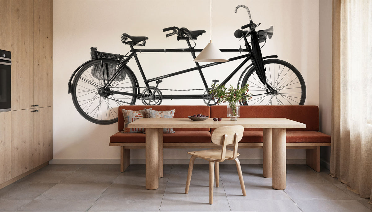 Tandem Bike Mural Wallpaper - room preview 05