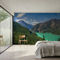 Diablo Lake III Mural Wallpaper - room preview 05