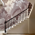 Dahlia Days, Dusty Pink Mural Wallpaper - room preview 05