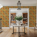 Pumpkin Harvest Yellow Mural Wallpaper - room preview 05