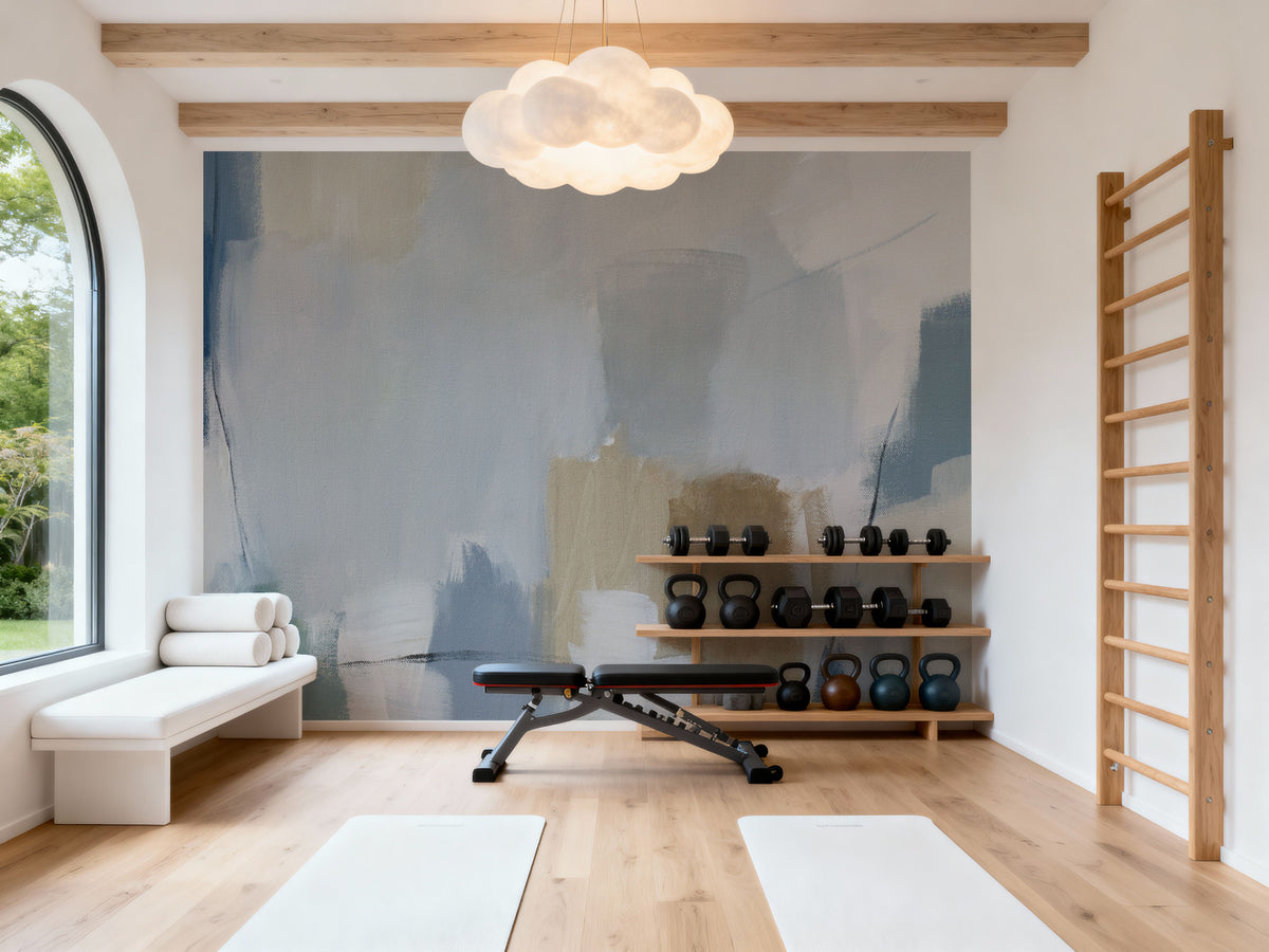 Emerging Abstract Mural Wallpaper - room preview 05